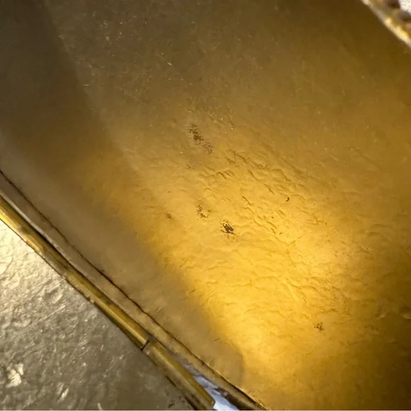 Vintage Luciano Style Mixed Metal Handbag with Rope Straps - Picture 7 of 13